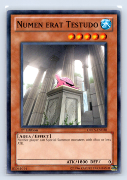 Numen erat Testudo - ORCS-EN038 - Common - 1st Edition Yugioh - Image 1