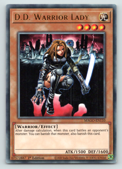 D.D. Warrior Lady - MAGO-EN110 - Rare - 1st Edition - Yugioh - Image 1