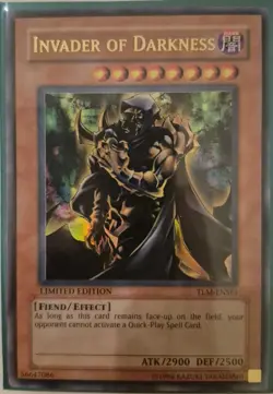 YuGiOh Invader of Darkness Ultra Rare TLM-ENSE1 - Image 1