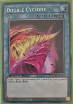 YuGiOh Double Cyclone SGX1-END15 Speed Duel - Image 1