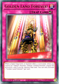 Golden Land Forever! - MGED-EN128 - Rare - 1st Edition - Yugioh - Image 1