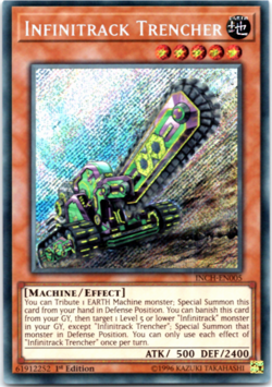Infinitrack Trencher - INCH-EN005 - Secret Rare - 1st Edition Yugioh - Image 1