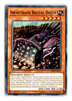Infinitrack Brutal Dozer - CHIM-EN022 - Common - 1st Edition - Yugioh - Image 1