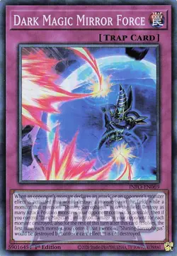 Yugioh INFO-EN069 - Dark Magic Mirror Force - Super Rare - Image 1