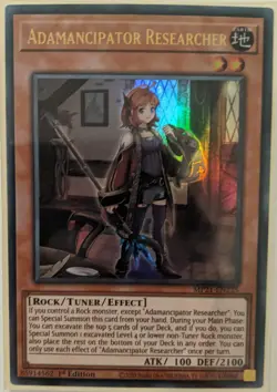 YuGiOh Adamancipator Researcher Ultra Rare 1st Edition MP21-EN225 - Image 1