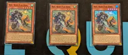 BPRO-EN017 Rex, Ride Fur Hire x3 Super Rare 1st Edition YuGiOh Playset - Image 1