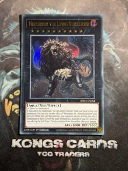 BPRO-EN084 Mercurium the Living Quicksilver Ultra Rare 1st Ed YuGiOh NEW! - Image 1
