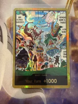 ONE PIECE OP14 GOLD DON EGGHEAD ISLAND ENGLISH The Azure Sea’s Seven MINT - Image 1