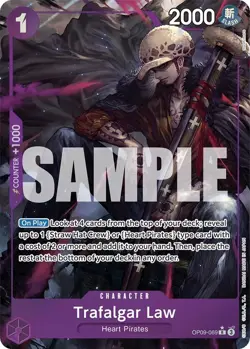 One Piece Foil - Trafalgar Law (069) (Parallel) - OP09 / NM / English - Image 1