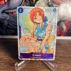 One Piece TCG O-Nami Illustration Box Vol.1 OP05-062 Promo English Near Mint - Image 1