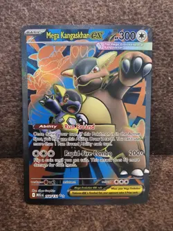 Pokemon TCG Mega Kangaskhan EX Ultra Rare Holo Card 164/132 Mega Evolution - Image 1