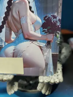 1/1 Only 1 Made Wednesday Addams Wedding Dress Southern Customs Waifu Card - Image 4