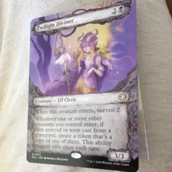 Magic: The Gathering Twilight Diviner Creature ECL Black Card #0315 2026 - Image 3