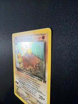 Pokemon Dark Dugtrio Holo Rare TCG Card 6/82 Unlimited Edition LP - Image 2