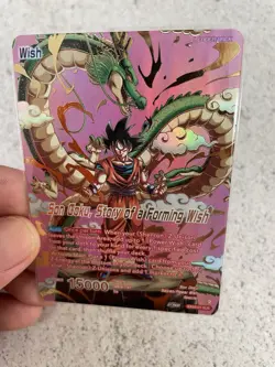Dragon ball Super Card Son Goku Story of a Forming Wish Alt Art Leader - Image 4