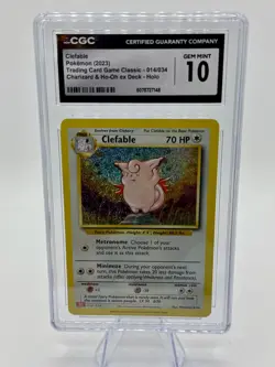 Clefable Holo - Trading Card Game Classic - #014/034 - CGC 10 GEM MINT - Image 1