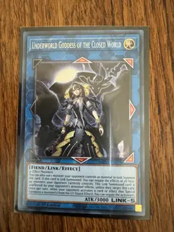 Underworld Goddess of the Closed World - MP22-EN028 - Prismatic Secret Rare Card - Image 1