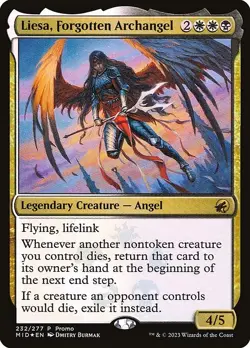 Liesa, Forgotten Archangel-Innistrad: Midnight Hunt Promos-Foil-232U-LP - Image 1