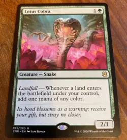 Lotus Cobra - Zendikar Rising - Magic MTG - Image 1