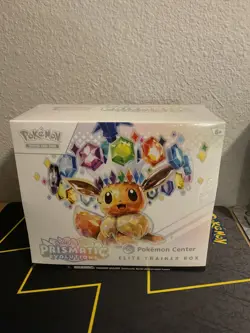Prismatic Evolutions Pokemon Center ETB Elite Trainer Box (LARGE TEAR) - Image 1