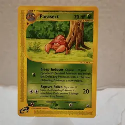 Pokemon Parasect Aquapolis 27/147 70 HP Regular Stage 1 English Vintage - Image 1