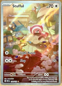 Stufful 154/132 ME:01 Mega Evolution Illustration Rare Full Art Pokemon TCG - Image 2