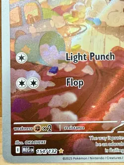 Stufful 154/132 ME:01 Mega Evolution Illustration Rare Full Art Pokemon TCG - Image 3