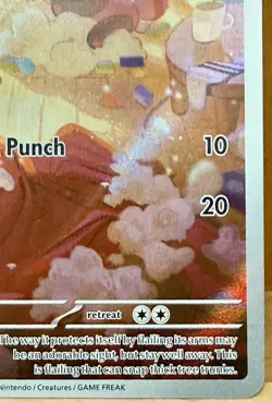 Stufful 154/132 ME:01 Mega Evolution Illustration Rare Full Art Pokemon TCG - Image 4