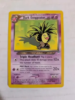 Dark Exeggutor 33/105 Vintage Pokemon Neo Destiny Set 2000 - Image 1