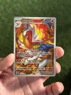 Infernape - 173/167 - Illustration Rare NM-Mint Pokemon SV06 - Twilight Masqu - Image 1