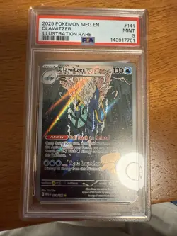 Clawitzer *PSA 9* Illustration Rare *Mega Evolution* #141* Pokemon - Image 1