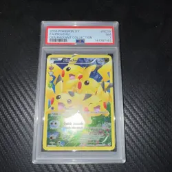 PSA 7 Pikachu Pile RC29/RC32 Full Art 2016 Pokemon TCG XY Radiant Collection - Image 1