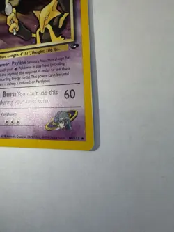 Pokemon TCG Sabrina's Alakazam Gym Challenge 16/132 Holo Rare 2000 80 HP - Image 2