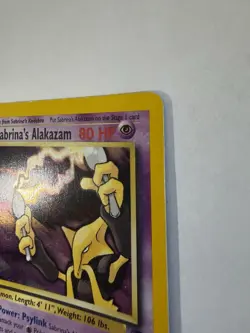 Pokemon TCG Sabrina's Alakazam Gym Challenge 16/132 Holo Rare 2000 80 HP - Image 5