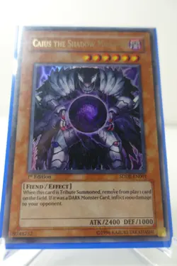 Yu-Gi-Oh! Caius The Shadow Monarch SDDE-EN001 Ultra Rare 1st Edition VLP/NM x1 - Image 1