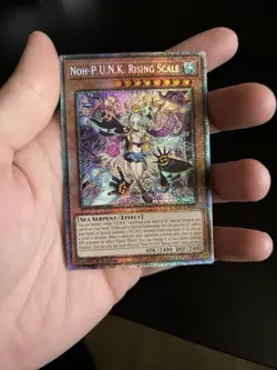 Yugioh Noh-P.U.N.K. Rising Scale (Starlight Rare) BLMM 1st Edition - Image 3