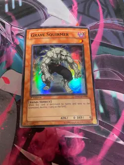 YUGIOH - GRAVE SQUIRMER - SUPER RARE - DP07 - 1ST ED - NM - Image 1