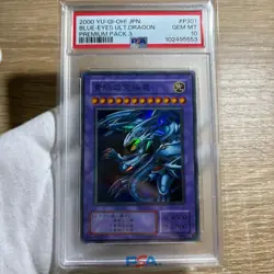 PSA10 Yu-Gi-Oh Blue-Eyes Ultimate Dragon P3-01 Super Rare 2nd Gen JP - Image 1