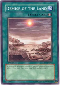 Demise of the Land - LODT-EN047 - Common - Unlimited Edition Lightly Played Ligh - Image 1