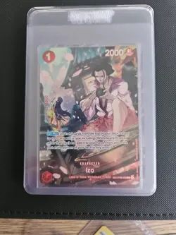 One Piece TCG- Izo - Op03-003/OP07-SP Alt Art - English nm+ - Image 1