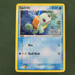 MP Squirtle 63/100 Reverse Holo Stamped EX Crystal Guardians Pokemon Card - Image 1
