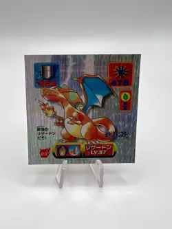 Pokemon Card 1997 Amada Sticker No.413 Charizard Holo Rare Japanese - Image 1