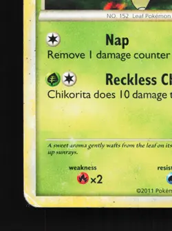 Chikorita 53/95 Call of Legends HP Pokemon Card TCG - Image 2