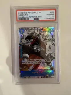Sogeking PSA10 Comic Super Parallel OP03 122 One Piece SEC Rare Card TCG - Image 1