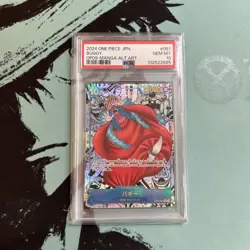 Buggy PSA10 Comic Super Parallel OP09 051 One Piece R Rare Manga Card TCG - Image 1