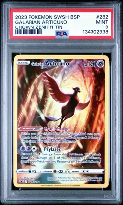 Galarian Articuno SWSH282 SWSH: Sword & Shield Promo Cards Holo PSA 9 - Image 1