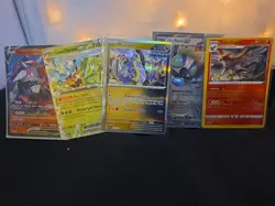 Pokemon EX & V Lot – Ogerpon ex, Grafaiai ex, Rhyperior V + Holos (5 Cards)2 - Image 1