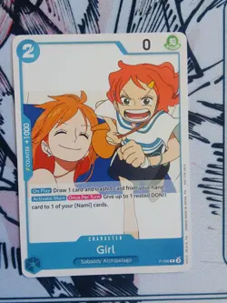One Piece Promo Card P-096 Girl Nami TCG Brand New - Image 1