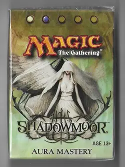 MAGIC THE GATHERING Shadowmoor AURA MASTERY * Factory Sealed Theme Deck MTG Eng - Image 1