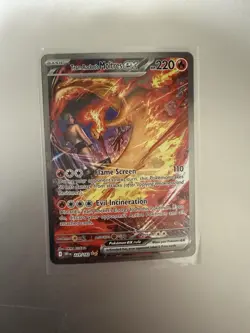 Pokemon Team Rocket's Moltres EX Foil 229/182 Fire Basic English Card DRI Set - Image 1